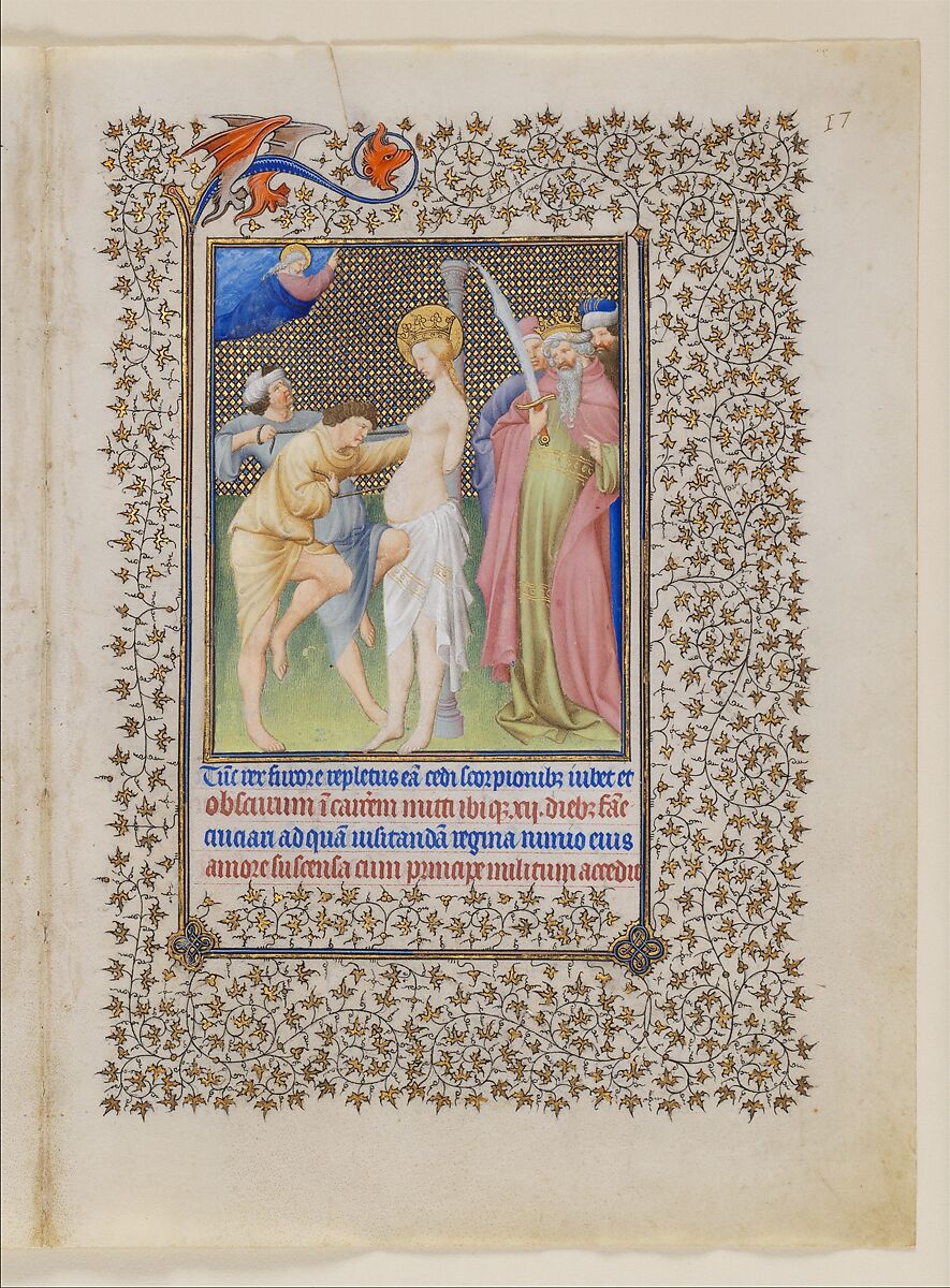 The Belles Heures of Jean de France, duc de Berry, The Limbourg Brothers (Franco-Netherlandish, active France, by 1399–1416), Tempera, gold, and ink on vellum, French