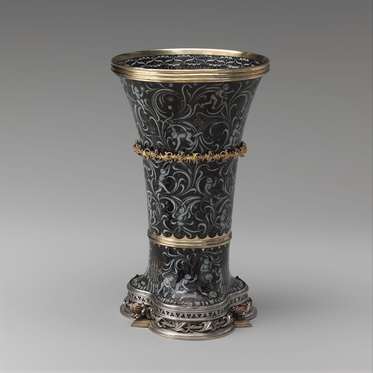 18th century silver-gilt beaker