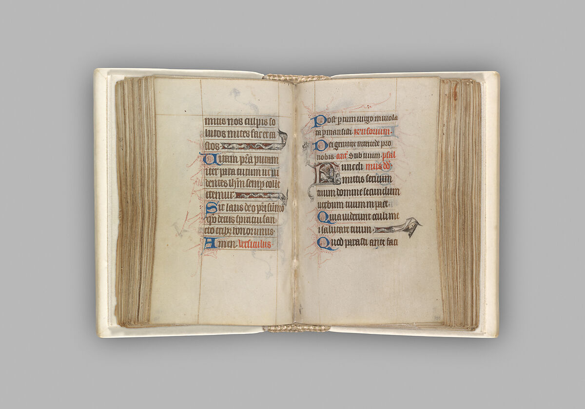 The Hours of Jeanne d'Evreux, Queen of France, Jean Pucelle (French, active Paris, 1319–34), Grisaille, tempera, and ink on vellum, French