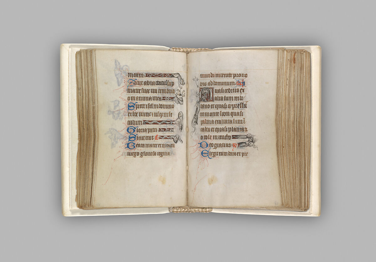 The Hours of Jeanne d'Evreux, Queen of France, Jean Pucelle (French, active Paris, 1319–34), Grisaille, tempera, and ink on vellum, French