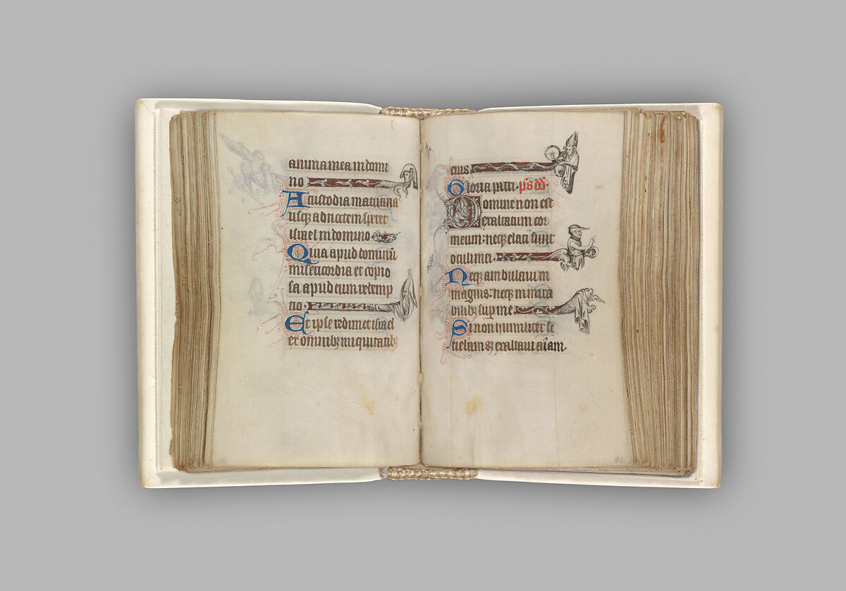 The Hours of Jeanne d'Evreux, Queen of France, Jean Pucelle (French, active Paris, 1319–34), Grisaille, tempera, and ink on vellum, French