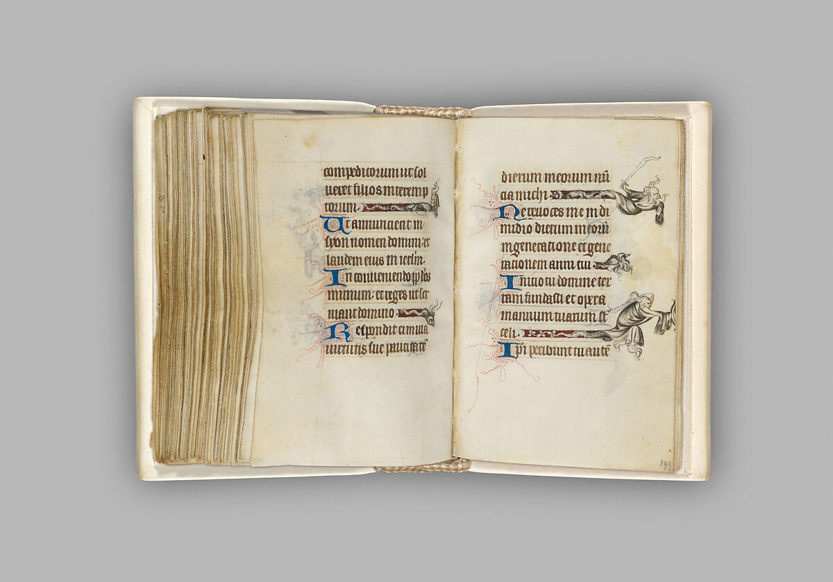 The Hours of Jeanne d'Evreux, Queen of France, Jean Pucelle (French, active Paris, 1319–34), Grisaille, tempera, and ink on vellum, French