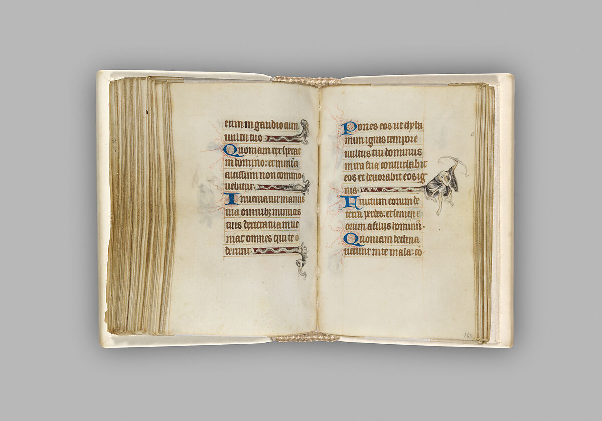 The Hours of Jeanne d'Evreux, Queen of France, Jean Pucelle (French, active Paris, 1319–34), Grisaille, tempera, and ink on vellum, French