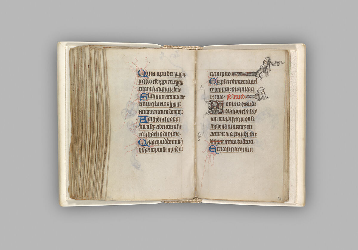 The Hours of Jeanne d'Evreux, Queen of France, Jean Pucelle (French, active Paris, 1319–34), Grisaille, tempera, and ink on vellum, French