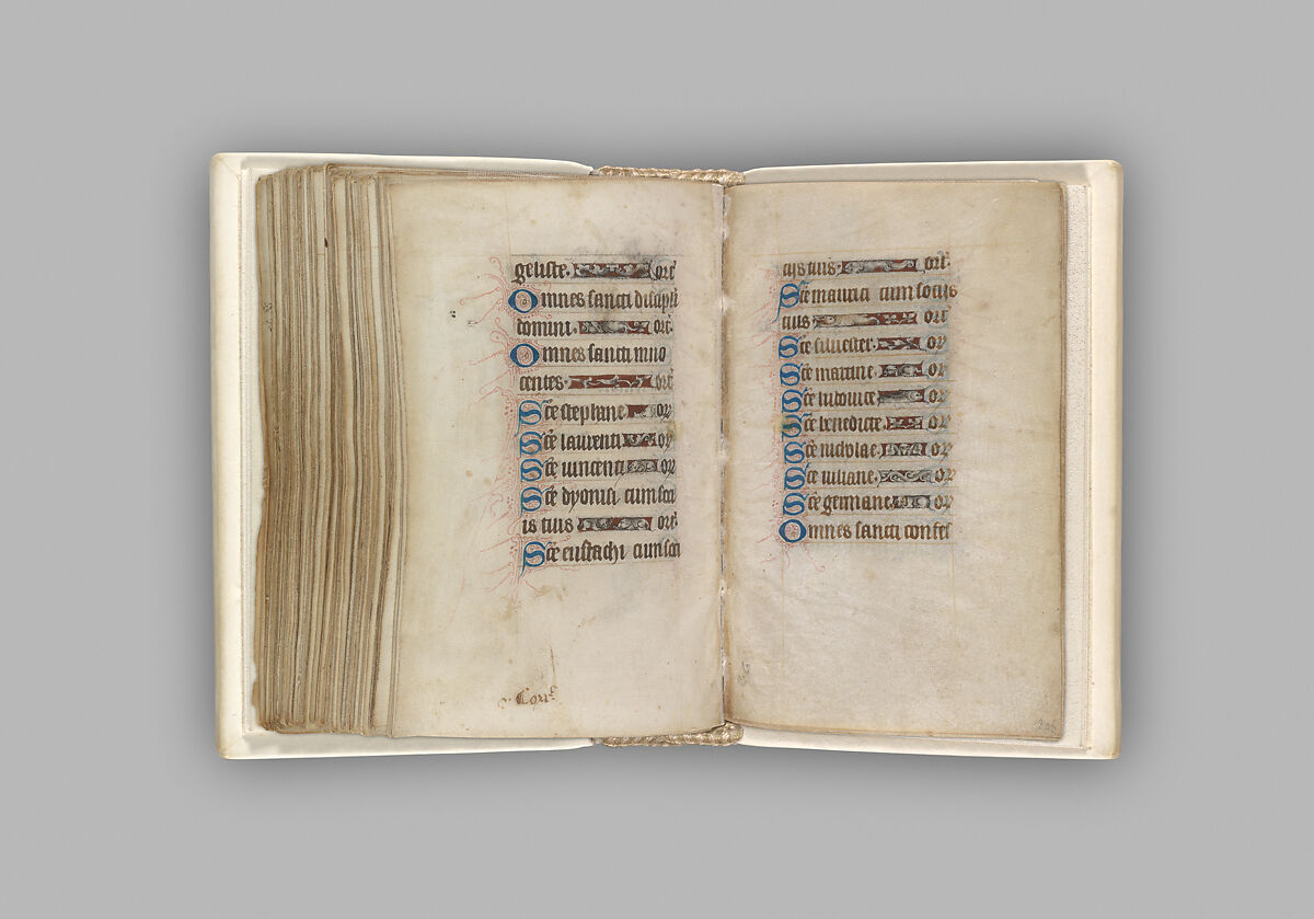 The Hours of Jeanne d'Evreux, Queen of France, Jean Pucelle (French, active Paris, 1319–34), Grisaille, tempera, and ink on vellum, French