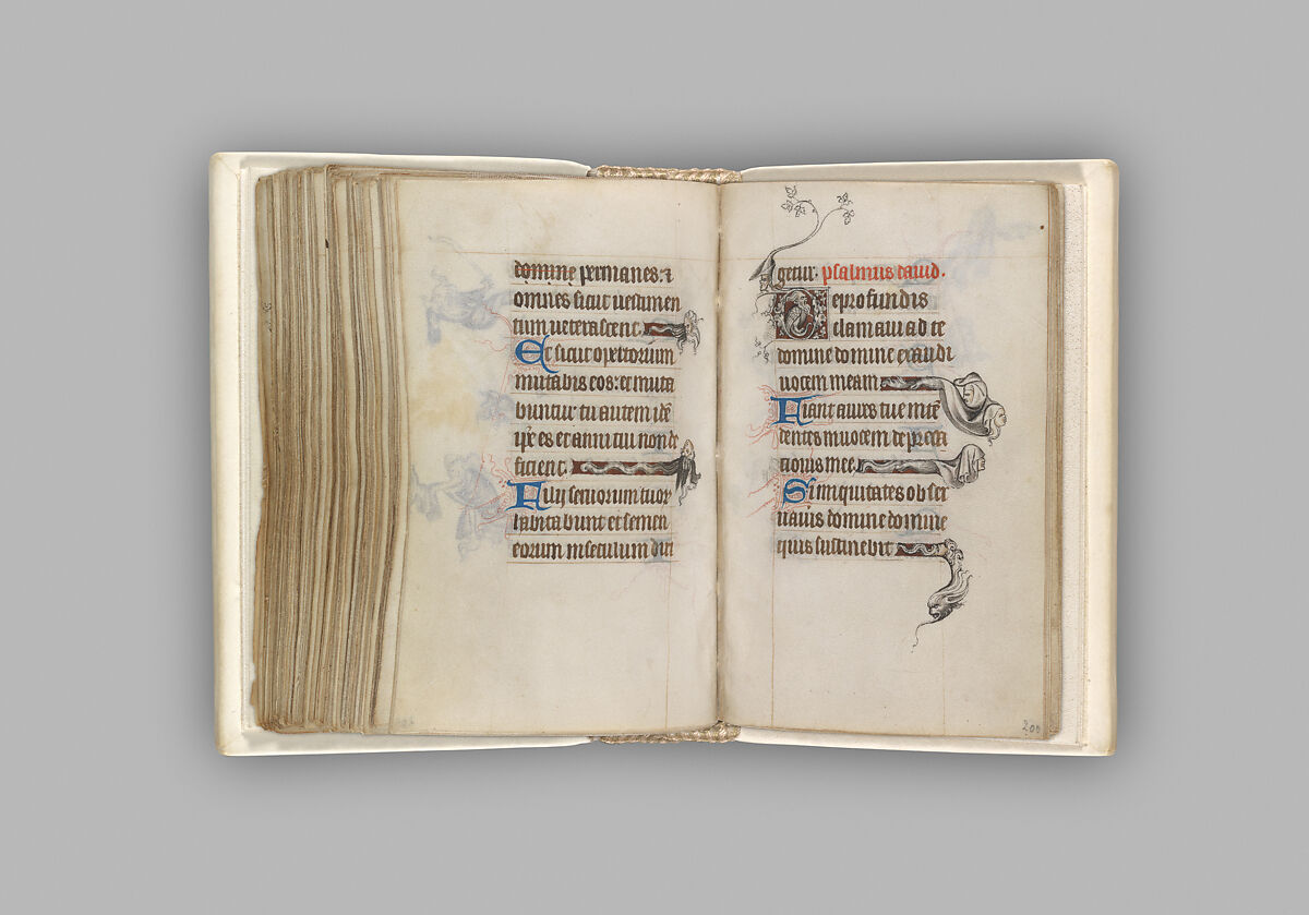 The Hours of Jeanne d'Evreux, Queen of France, Jean Pucelle (French, active Paris, 1319–34), Grisaille, tempera, and ink on vellum, French