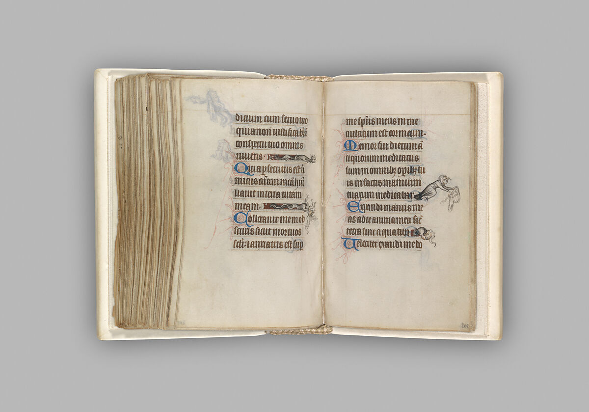 The Hours of Jeanne d'Evreux, Queen of France, Jean Pucelle (French, active Paris, 1319–34), Grisaille, tempera, and ink on vellum, French