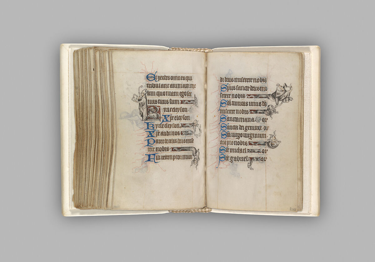 The Hours of Jeanne d'Evreux, Queen of France, Jean Pucelle (French, active Paris, 1319–34), Grisaille, tempera, and ink on vellum, French