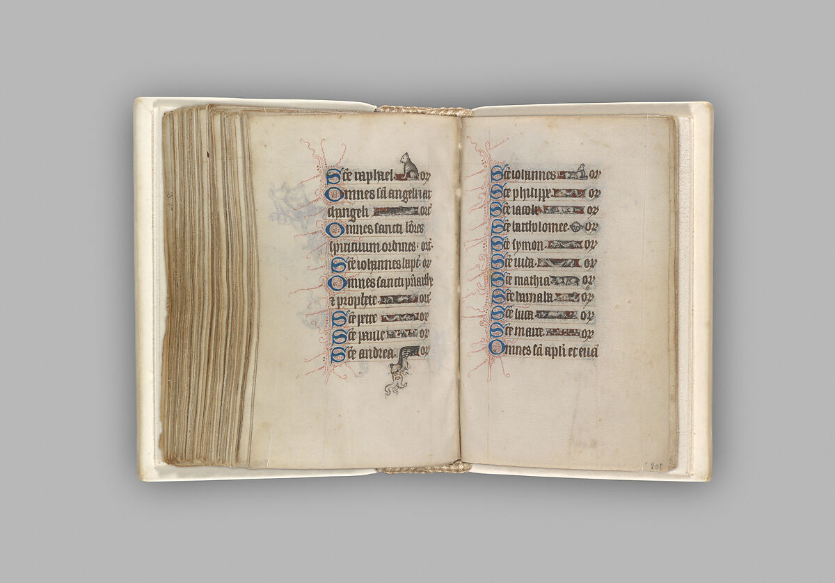 The Hours of Jeanne d'Evreux, Queen of France, Jean Pucelle (French, active Paris, 1319–34), Grisaille, tempera, and ink on vellum, French