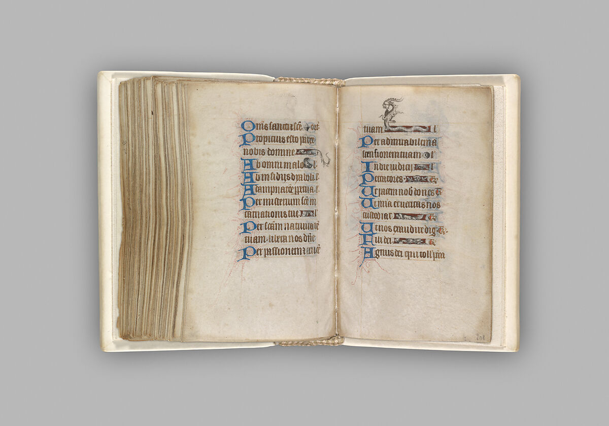 The Hours of Jeanne d'Evreux, Queen of France, Jean Pucelle (French, active Paris, 1319–34), Grisaille, tempera, and ink on vellum, French