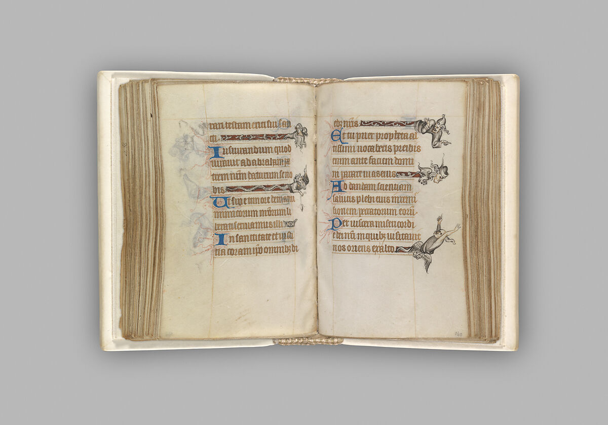 The Hours of Jeanne d'Evreux, Queen of France, Jean Pucelle (French, active Paris, 1319–34), Grisaille, tempera, and ink on vellum, French