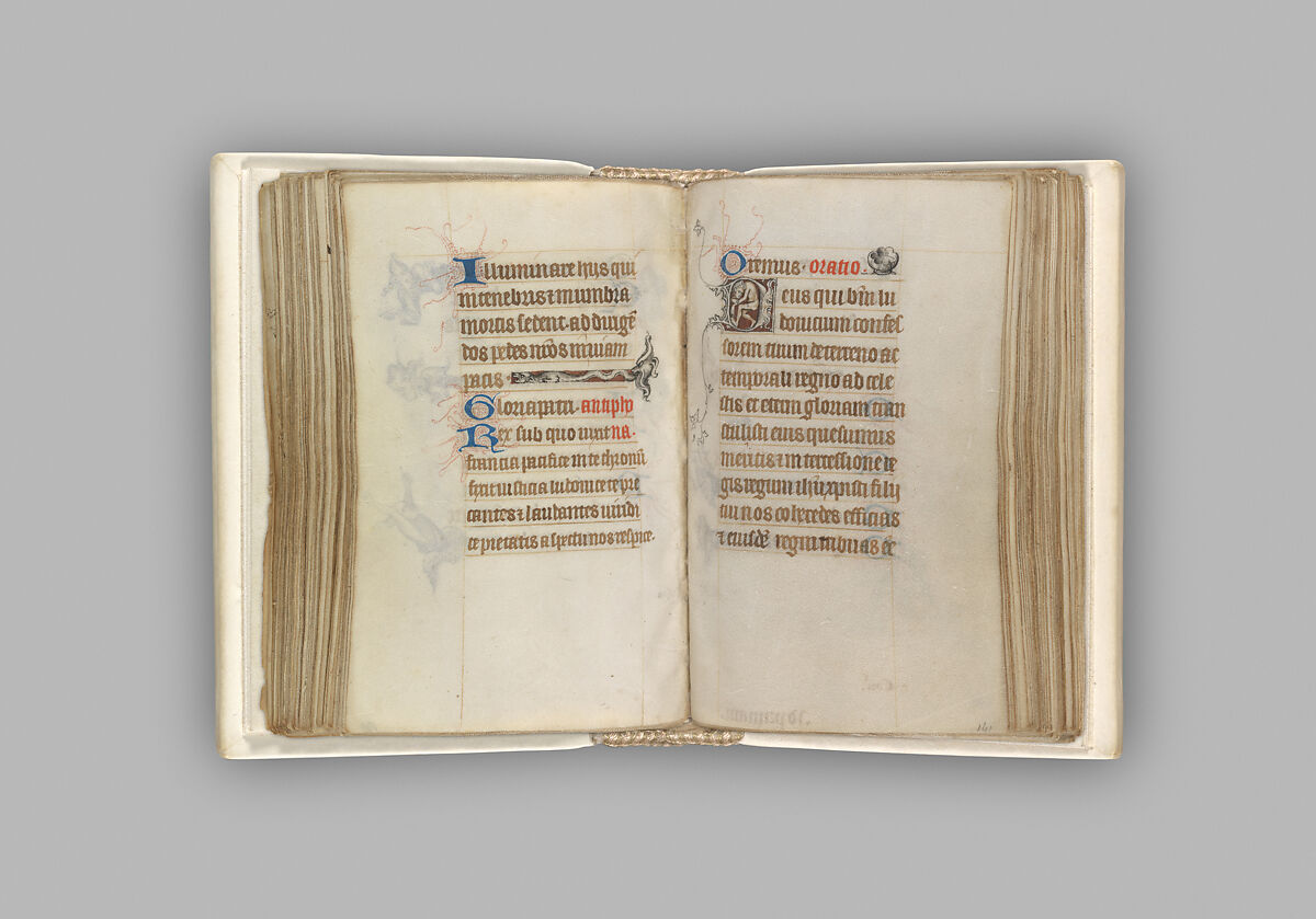 The Hours of Jeanne d'Evreux, Queen of France, Jean Pucelle (French, active Paris, 1319–34), Grisaille, tempera, and ink on vellum, French