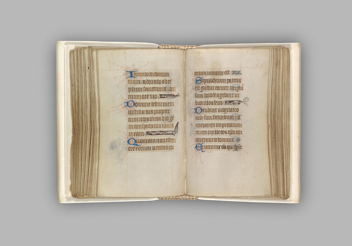 The Hours of Jeanne d'Evreux, Queen of France, Jean Pucelle (French, active Paris, 1319–34), Grisaille, tempera, and ink on vellum, French