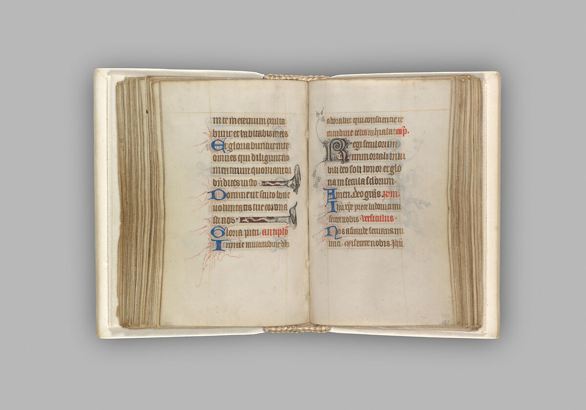 The Hours of Jeanne d'Evreux, Queen of France, Jean Pucelle (French, active Paris, 1319–34), Grisaille, tempera, and ink on vellum, French