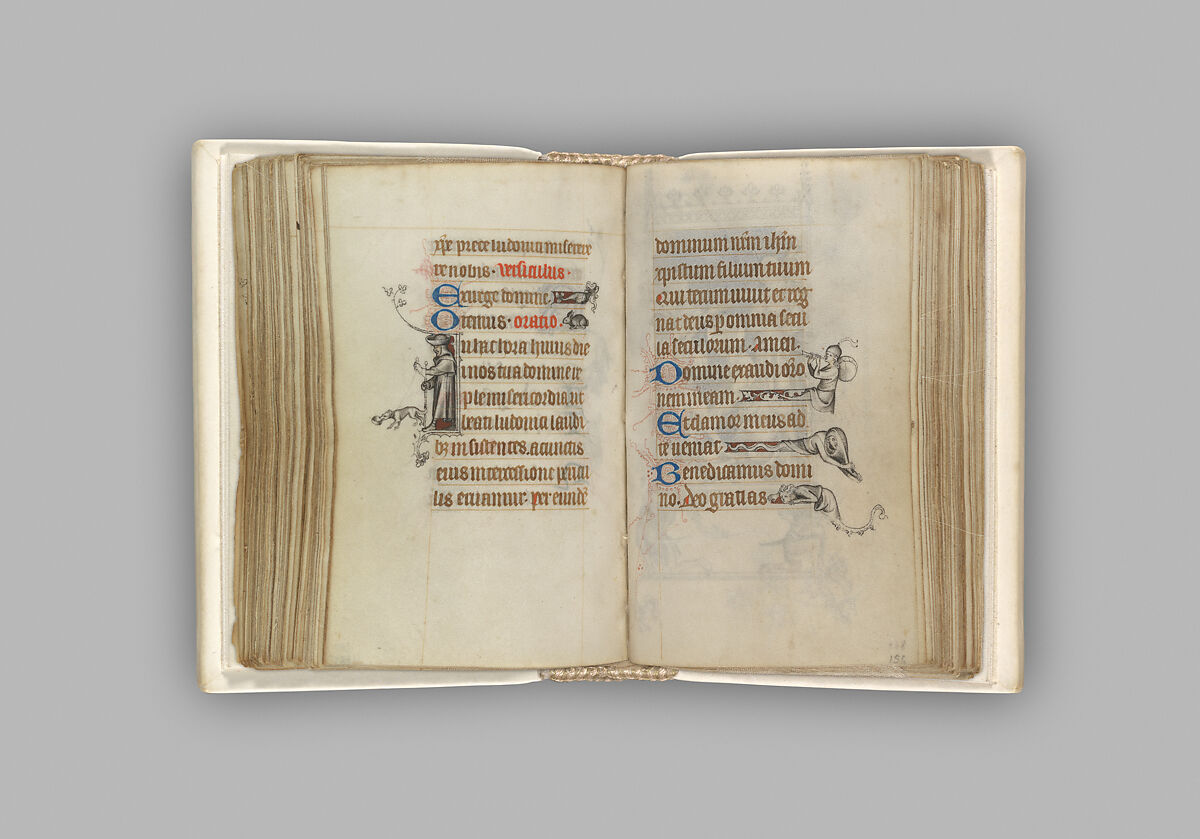 The Hours of Jeanne d'Evreux, Queen of France, Jean Pucelle (French, active Paris, 1319–34), Grisaille, tempera, and ink on vellum, French