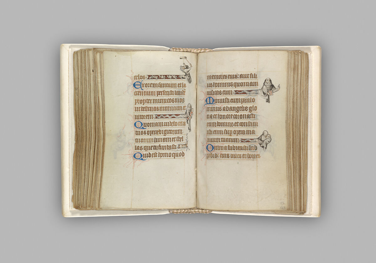 The Hours of Jeanne d'Evreux, Queen of France, Jean Pucelle (French, active Paris, 1319–34), Grisaille, tempera, and ink on vellum, French