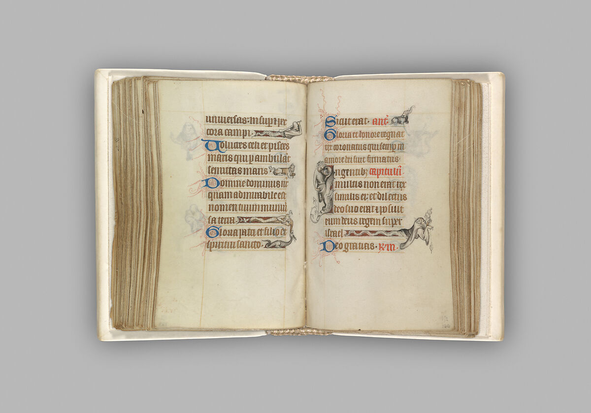 The Hours of Jeanne d'Evreux, Queen of France, Jean Pucelle (French, active Paris, 1319–34), Grisaille, tempera, and ink on vellum, French