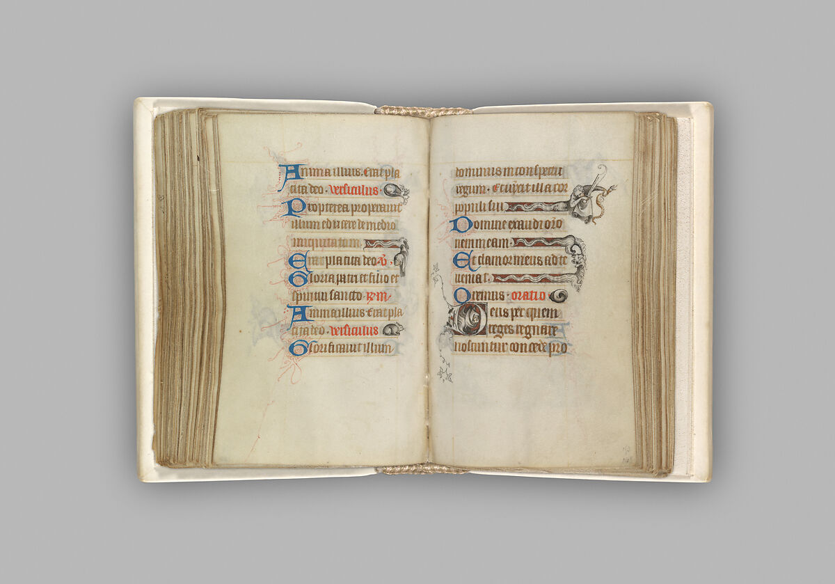 The Hours of Jeanne d'Evreux, Queen of France, Jean Pucelle (French, active Paris, 1319–34), Grisaille, tempera, and ink on vellum, French