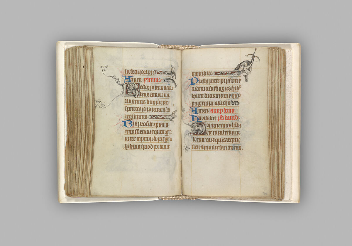 The Hours of Jeanne d'Evreux, Queen of France, Jean Pucelle (French, active Paris, 1319–34), Grisaille, tempera, and ink on vellum, French