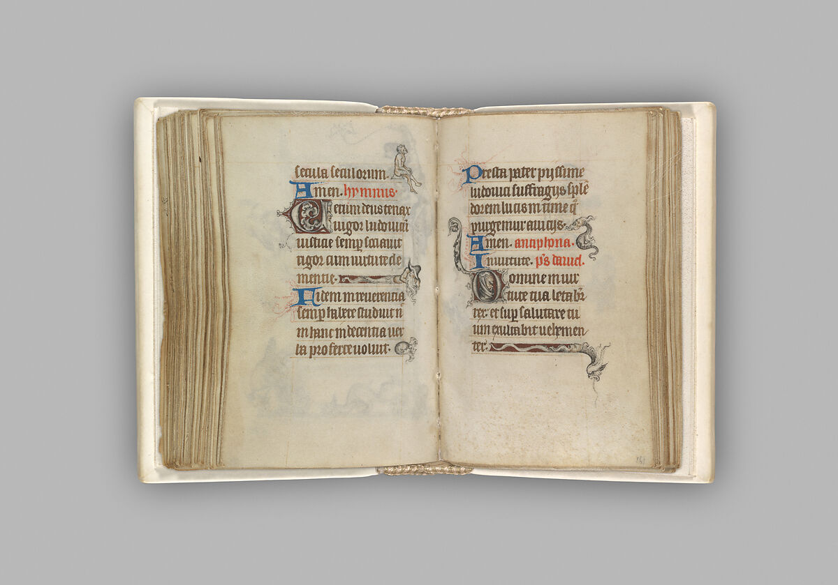 The Hours of Jeanne d'Evreux, Queen of France, Jean Pucelle (French, active Paris, 1319–34), Grisaille, tempera, and ink on vellum, French