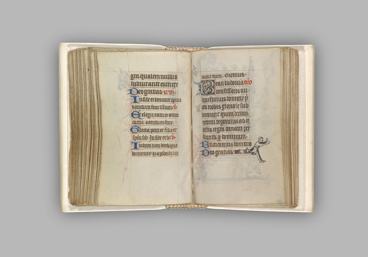 The Hours of Jeanne d'Evreux, Queen of France, Jean Pucelle (French, active Paris, 1319–34), Grisaille, tempera, and ink on vellum, French