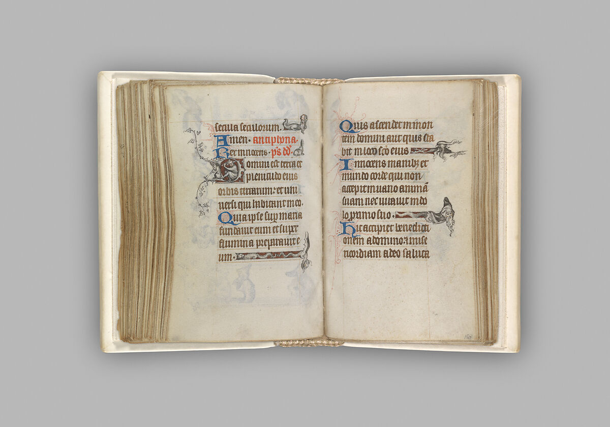 The Hours of Jeanne d'Evreux, Queen of France, Jean Pucelle (French, active Paris, 1319–34), Grisaille, tempera, and ink on vellum, French