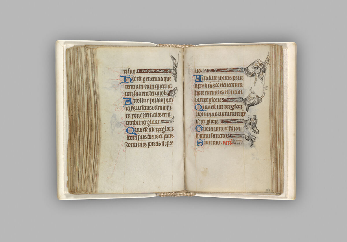 The Hours of Jeanne d'Evreux, Queen of France, Jean Pucelle (French, active Paris, 1319–34), Grisaille, tempera, and ink on vellum, French