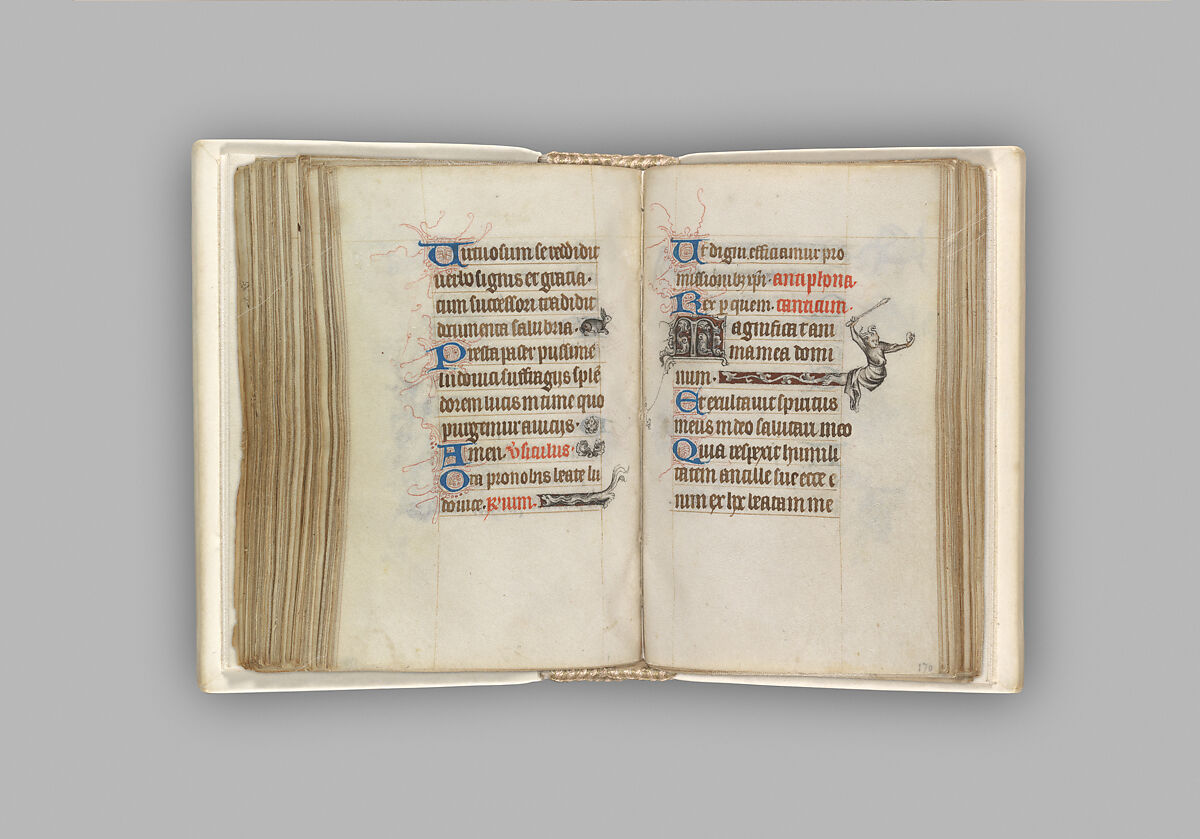 The Hours of Jeanne d'Evreux, Queen of France, Jean Pucelle (French, active Paris, 1319–34), Grisaille, tempera, and ink on vellum, French