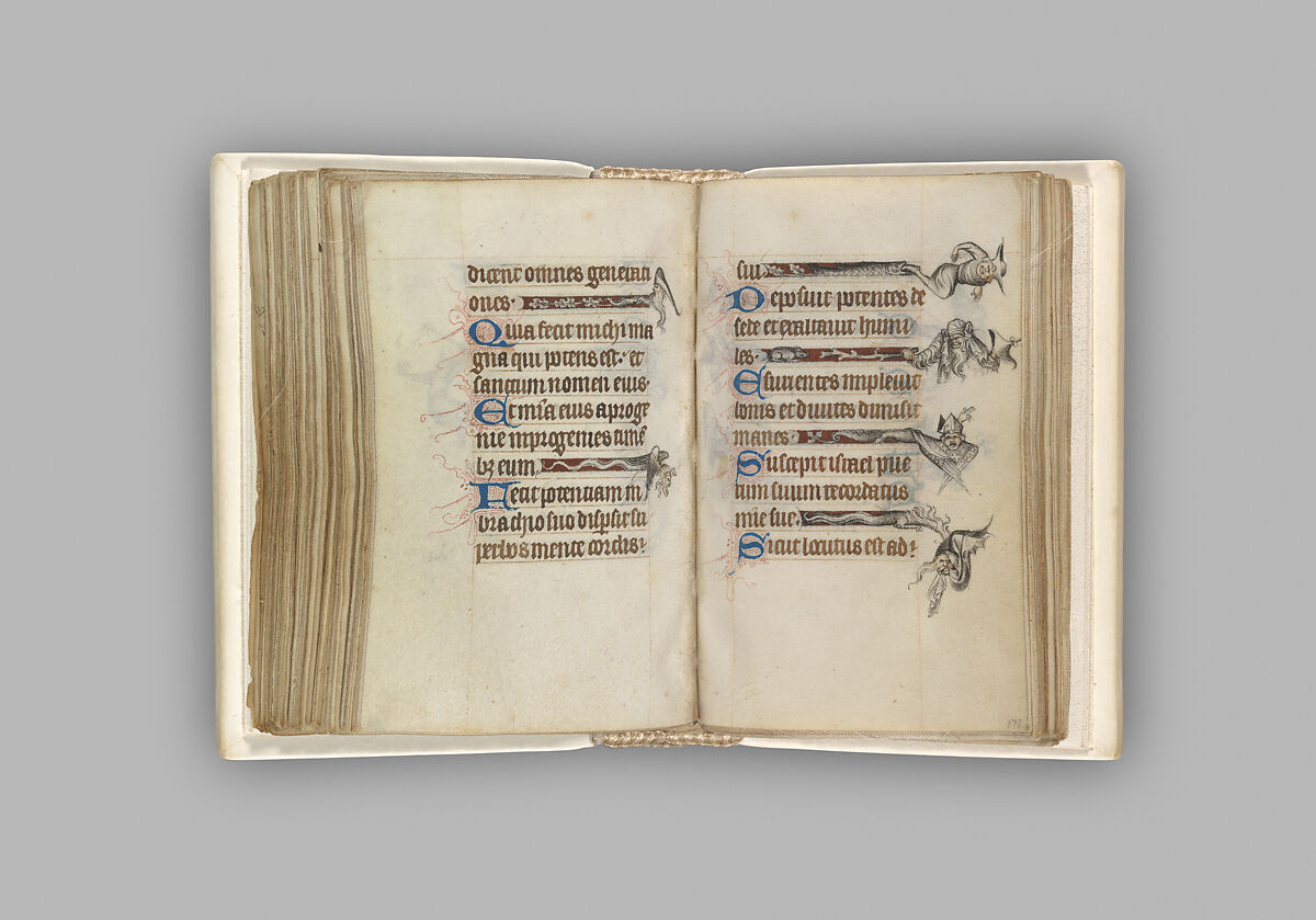 The Hours of Jeanne d'Evreux, Queen of France, Jean Pucelle (French, active Paris, 1319–34), Grisaille, tempera, and ink on vellum, French