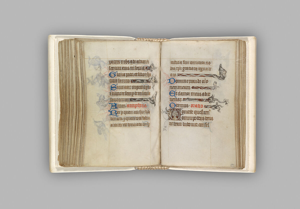 The Hours of Jeanne d'Evreux, Queen of France, Jean Pucelle (French, active Paris, 1319–34), Grisaille, tempera, and ink on vellum, French