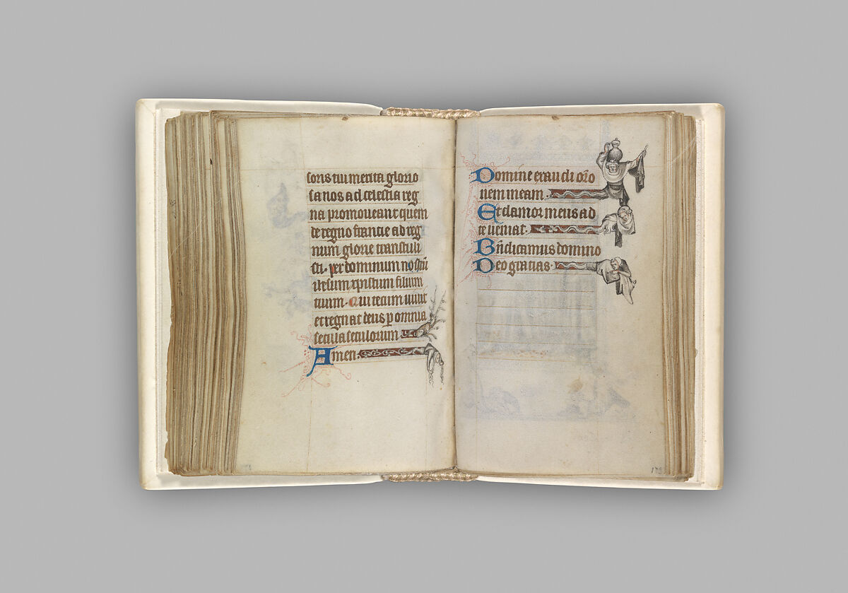 The Hours of Jeanne d'Evreux, Queen of France, Jean Pucelle (French, active Paris, 1319–34), Grisaille, tempera, and ink on vellum, French