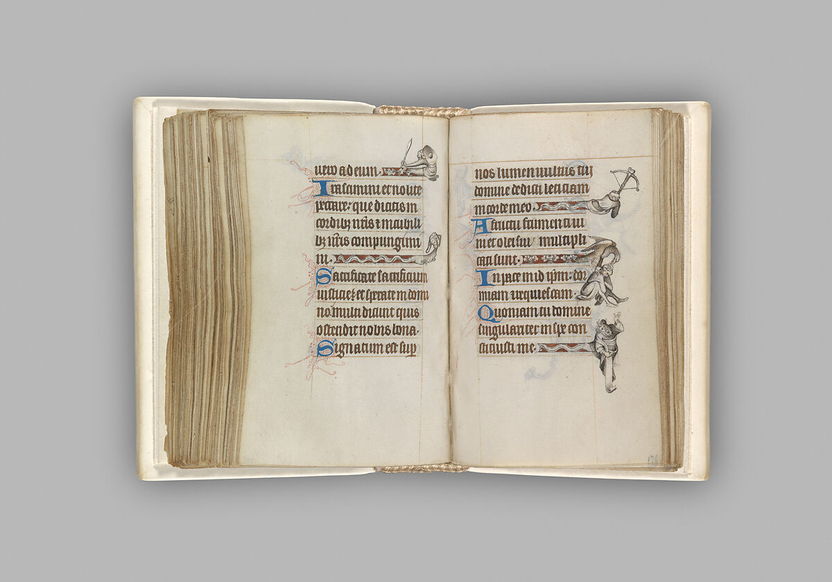 The Hours of Jeanne d'Evreux, Queen of France, Jean Pucelle (French, active Paris, 1319–34), Grisaille, tempera, and ink on vellum, French