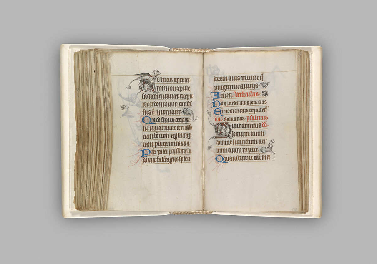 The Hours of Jeanne d'Evreux, Queen of France, Jean Pucelle (French, active Paris, 1319–34), Grisaille, tempera, and ink on vellum, French