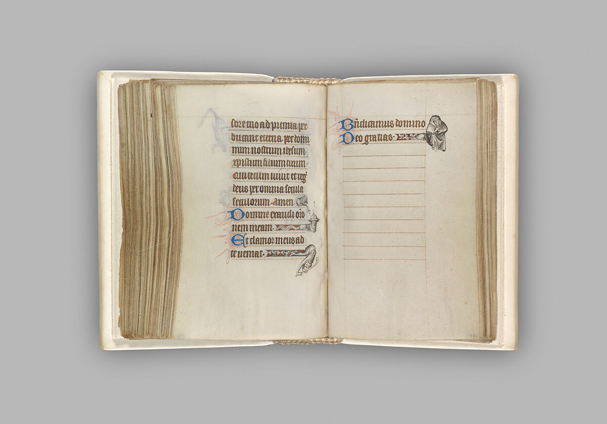 The Hours of Jeanne d'Evreux, Queen of France, Jean Pucelle (French, active Paris, 1319–34), Grisaille, tempera, and ink on vellum, French