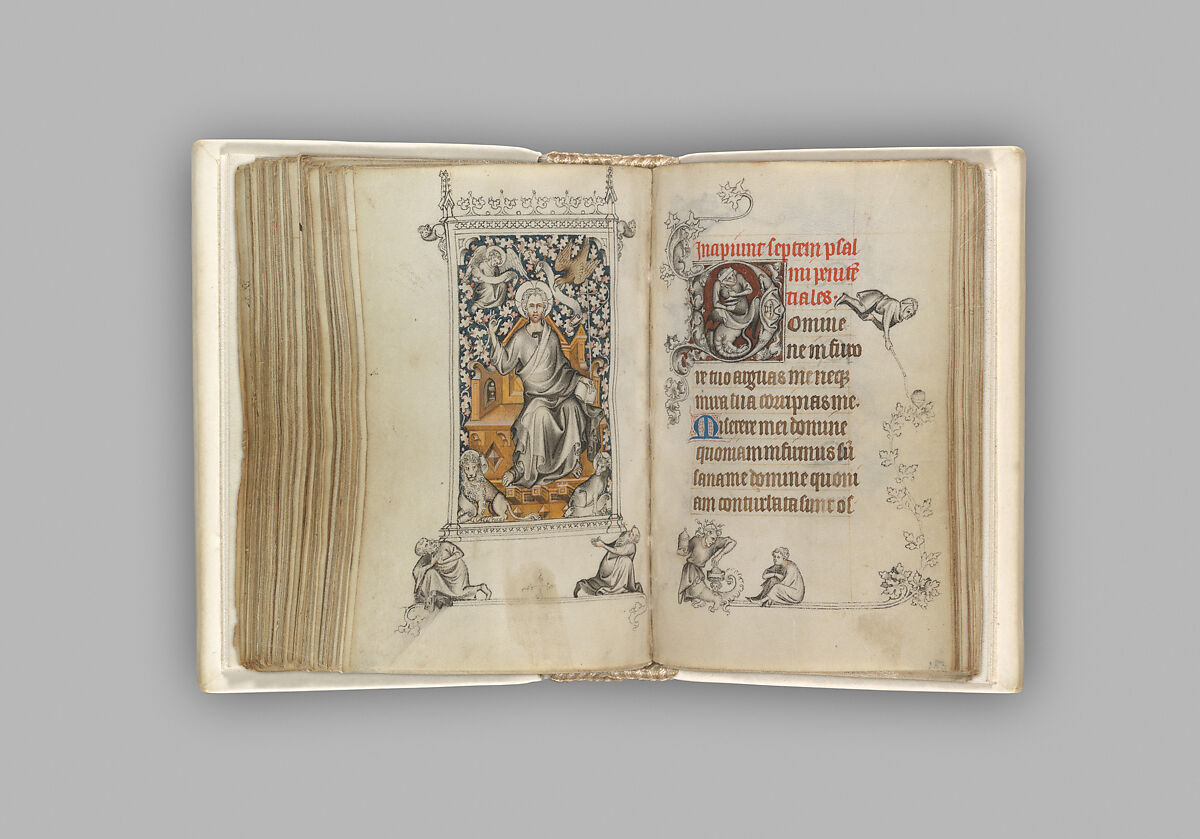 The Hours of Jeanne d'Evreux, Queen of France, Jean Pucelle (French, active Paris, 1319–34), Grisaille, tempera, and ink on vellum, French