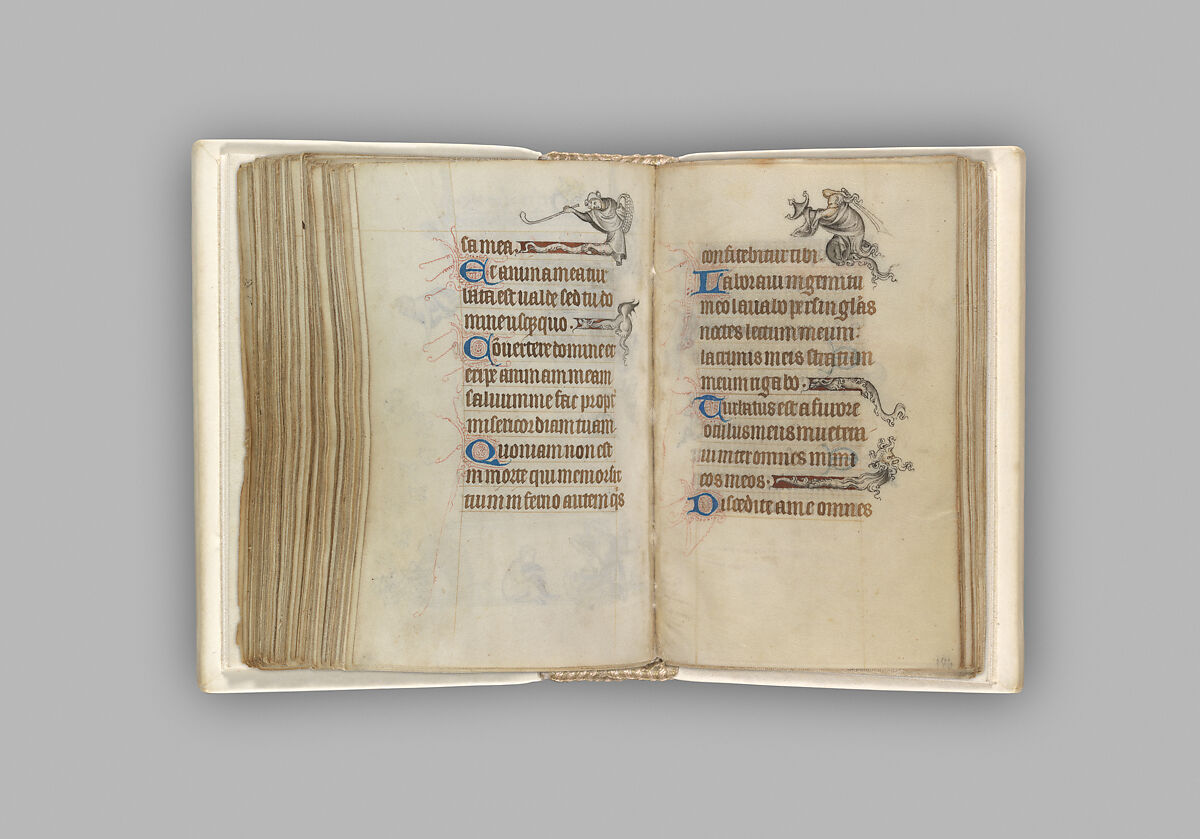 The Hours of Jeanne d'Evreux, Queen of France, Jean Pucelle (French, active Paris, 1319–34), Grisaille, tempera, and ink on vellum, French