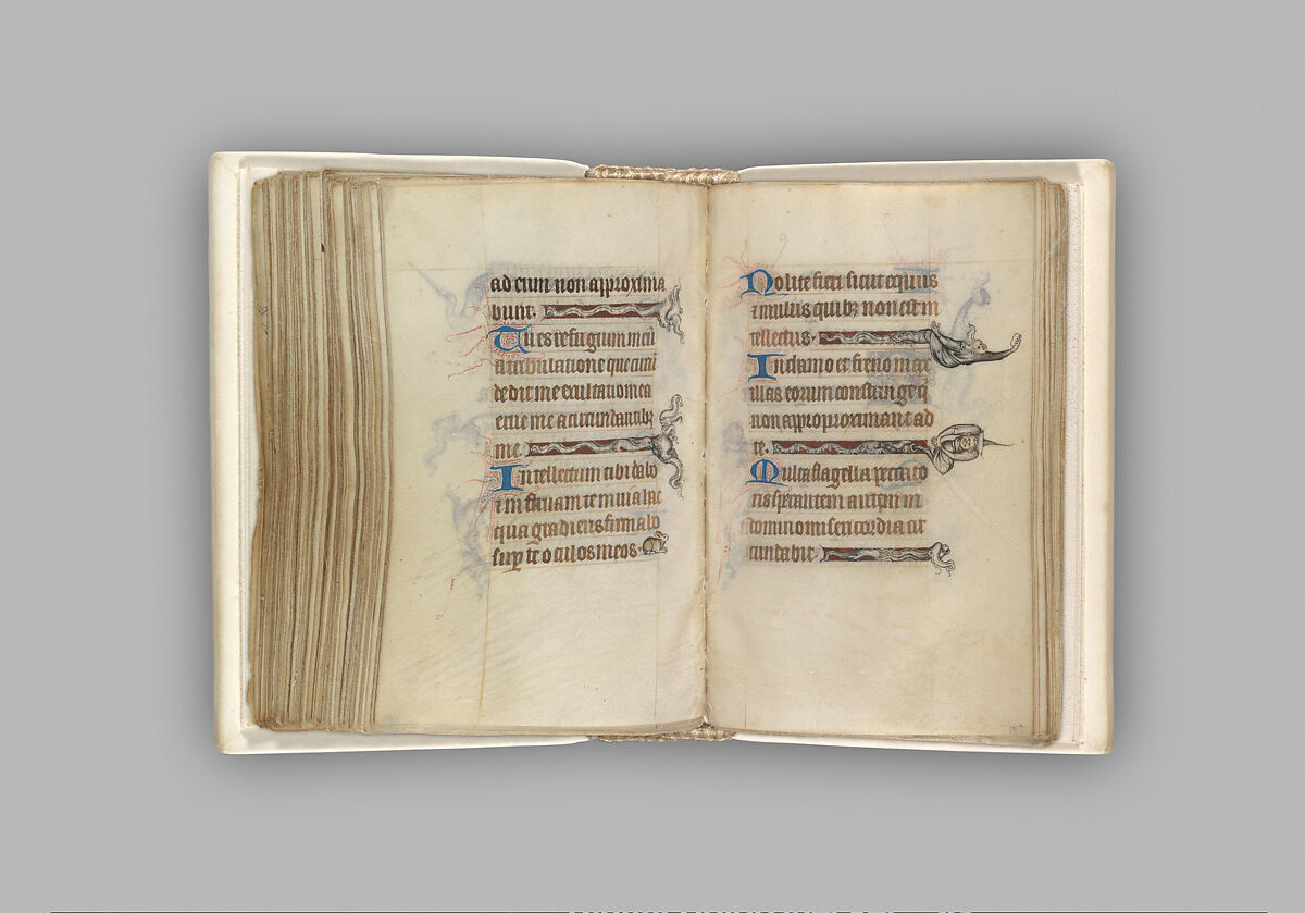 The Hours of Jeanne d'Evreux, Queen of France, Jean Pucelle (French, active Paris, 1319–34), Grisaille, tempera, and ink on vellum, French