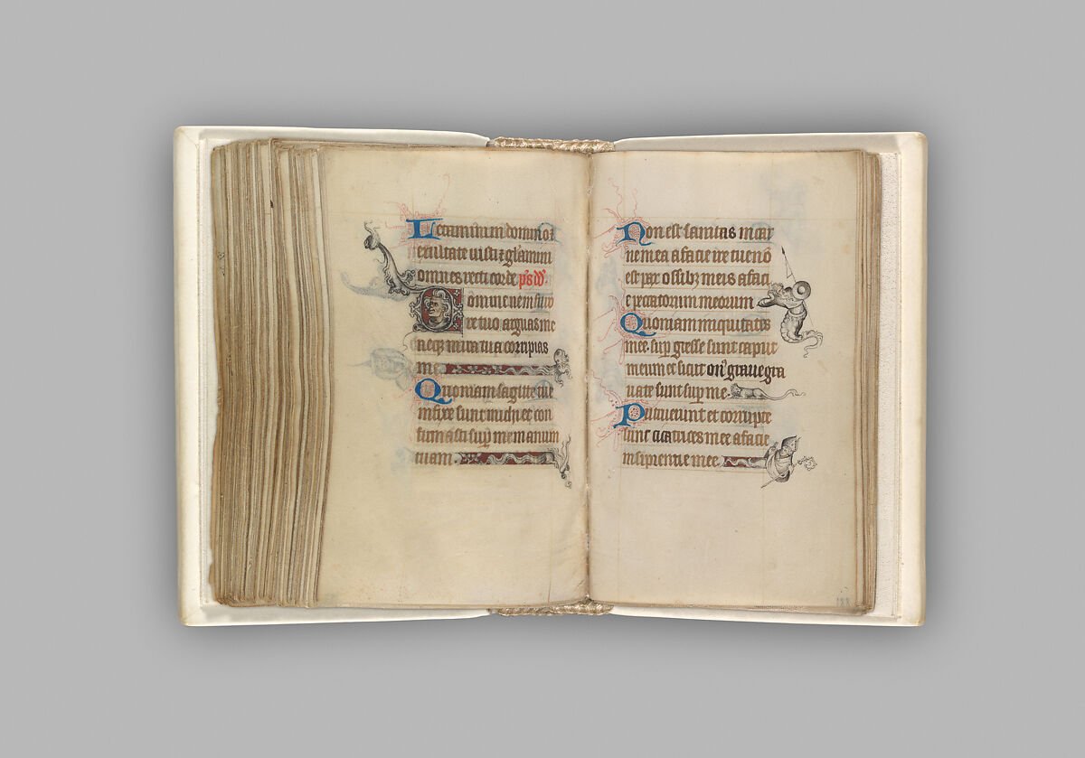 The Hours of Jeanne d'Evreux, Queen of France, Jean Pucelle (French, active Paris, 1319–34), Grisaille, tempera, and ink on vellum, French