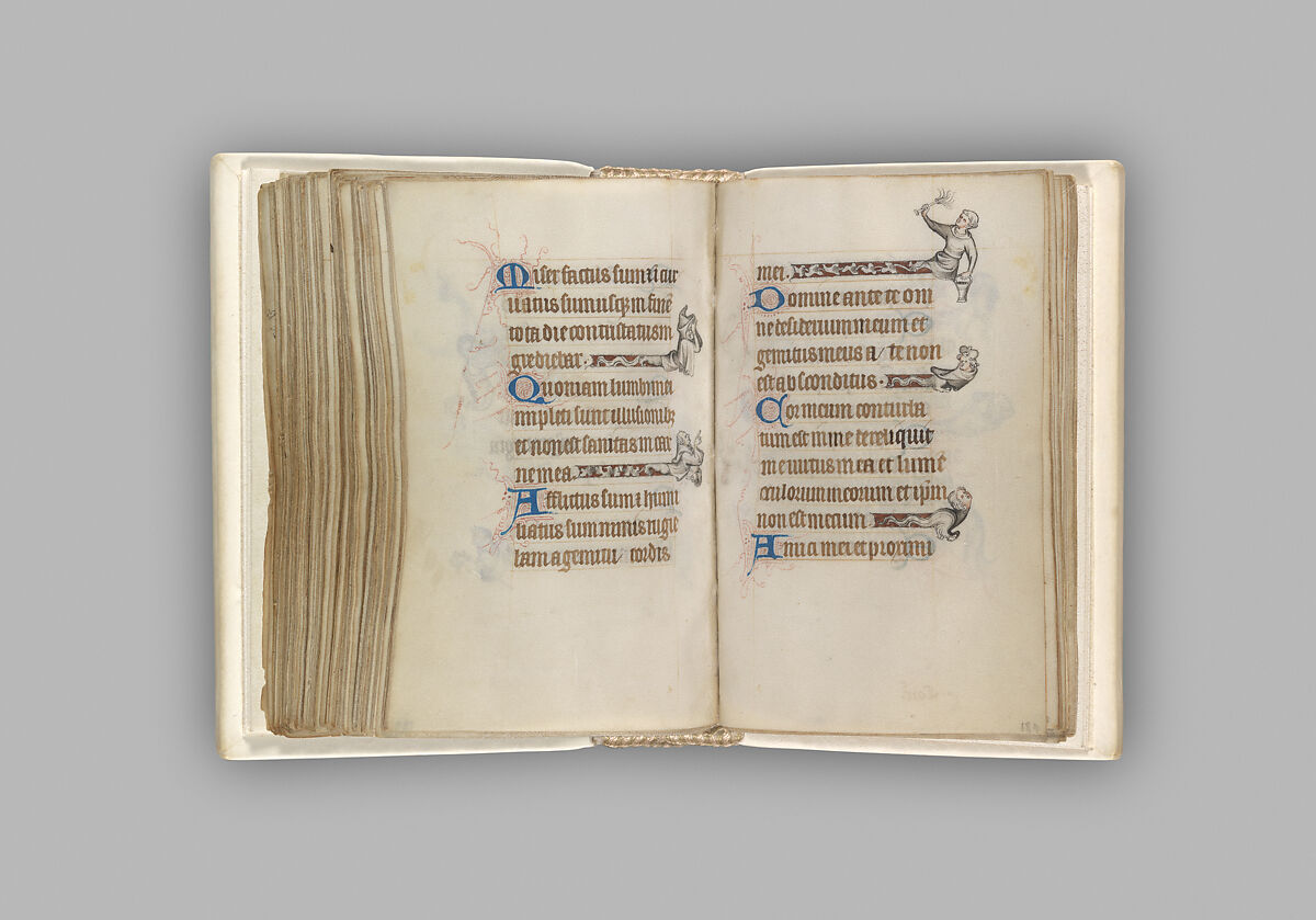 The Hours of Jeanne d'Evreux, Queen of France, Jean Pucelle (French, active Paris, 1319–34), Grisaille, tempera, and ink on vellum, French