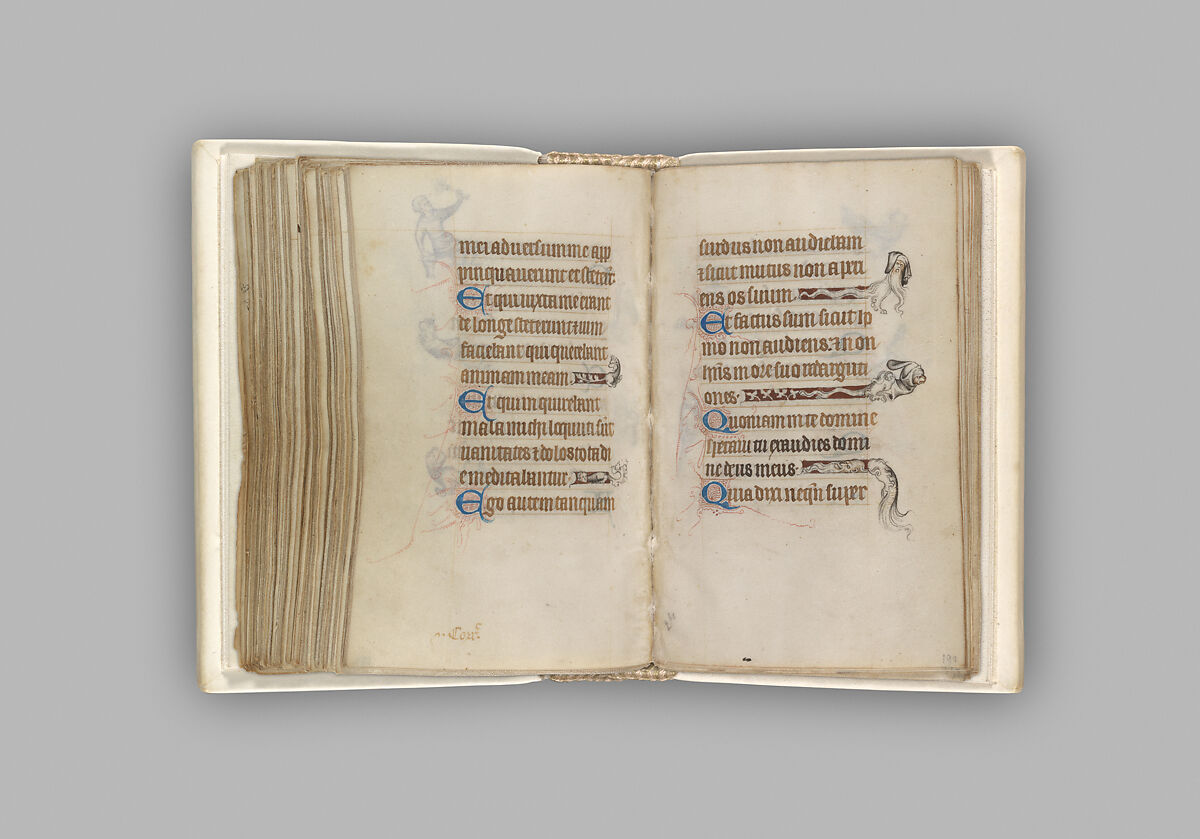 The Hours of Jeanne d'Evreux, Queen of France, Jean Pucelle (French, active Paris, 1319–34), Grisaille, tempera, and ink on vellum, French