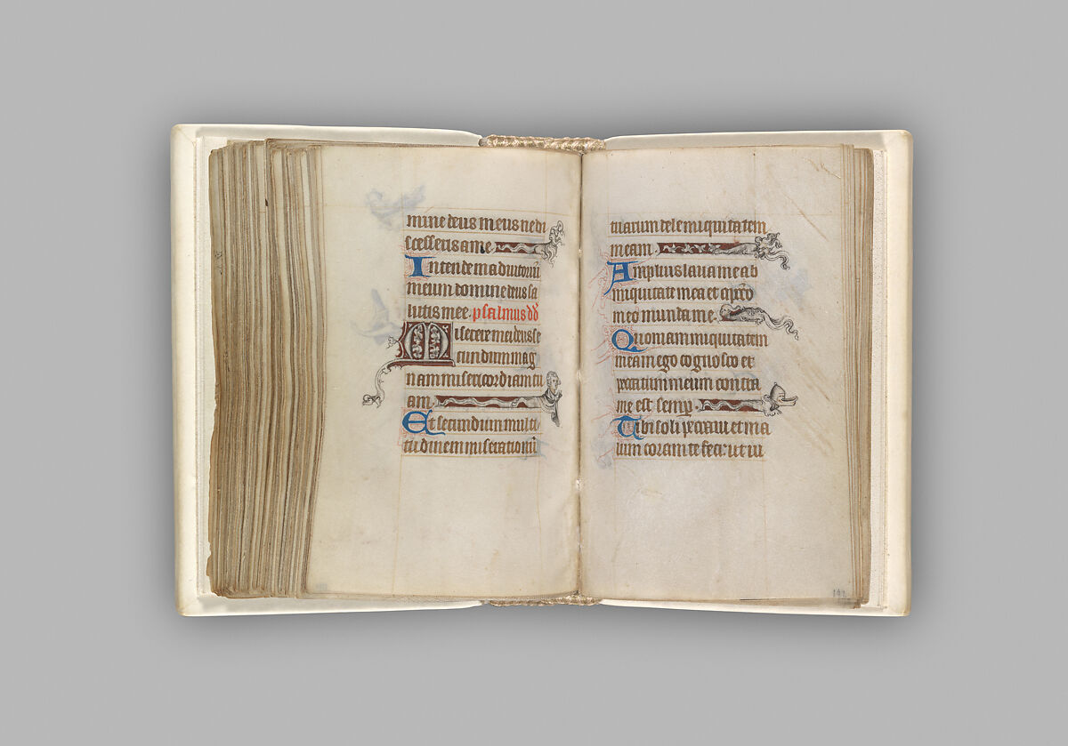 The Hours of Jeanne d'Evreux, Queen of France, Jean Pucelle (French, active Paris, 1319–34), Grisaille, tempera, and ink on vellum, French