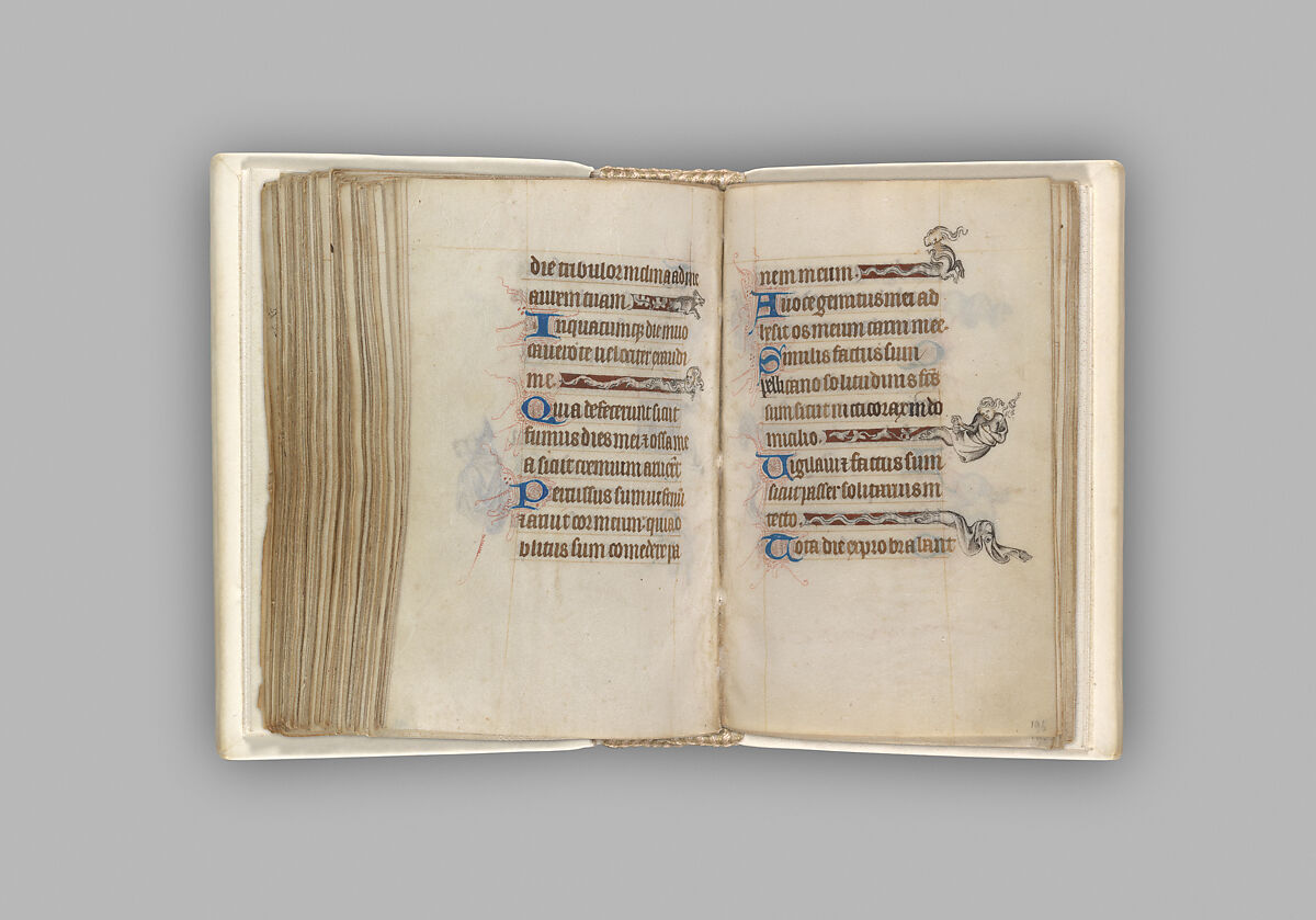 The Hours of Jeanne d'Evreux, Queen of France, Jean Pucelle (French, active Paris, 1319–34), Grisaille, tempera, and ink on vellum, French