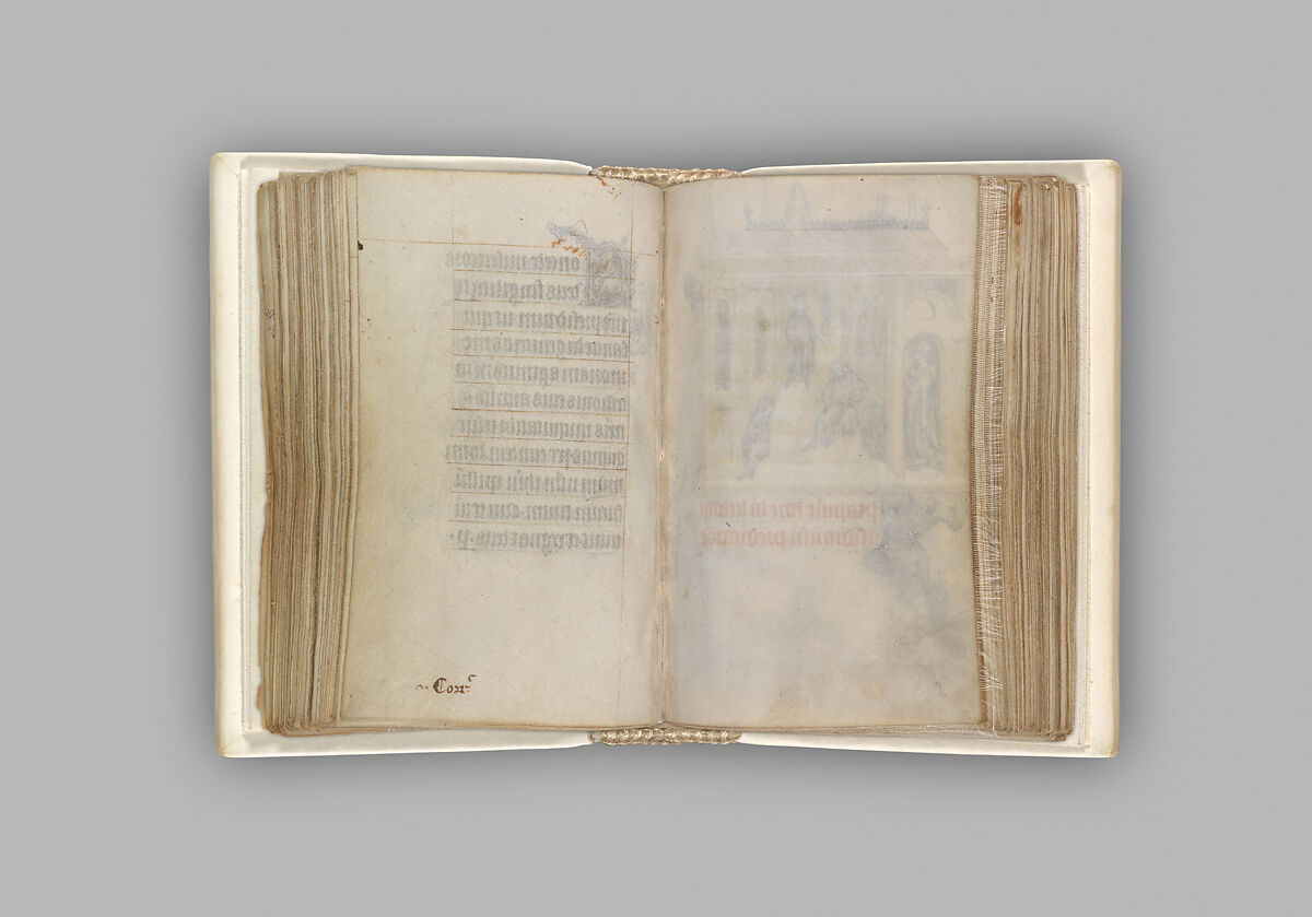 The Hours of Jeanne d'Evreux, Queen of France, Jean Pucelle (French, active Paris, 1319–34), Grisaille, tempera, and ink on vellum, French