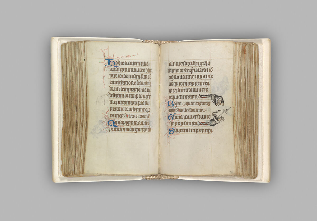 The Hours of Jeanne d'Evreux, Queen of France, Jean Pucelle (French, active Paris, 1319–34), Grisaille, tempera, and ink on vellum, French