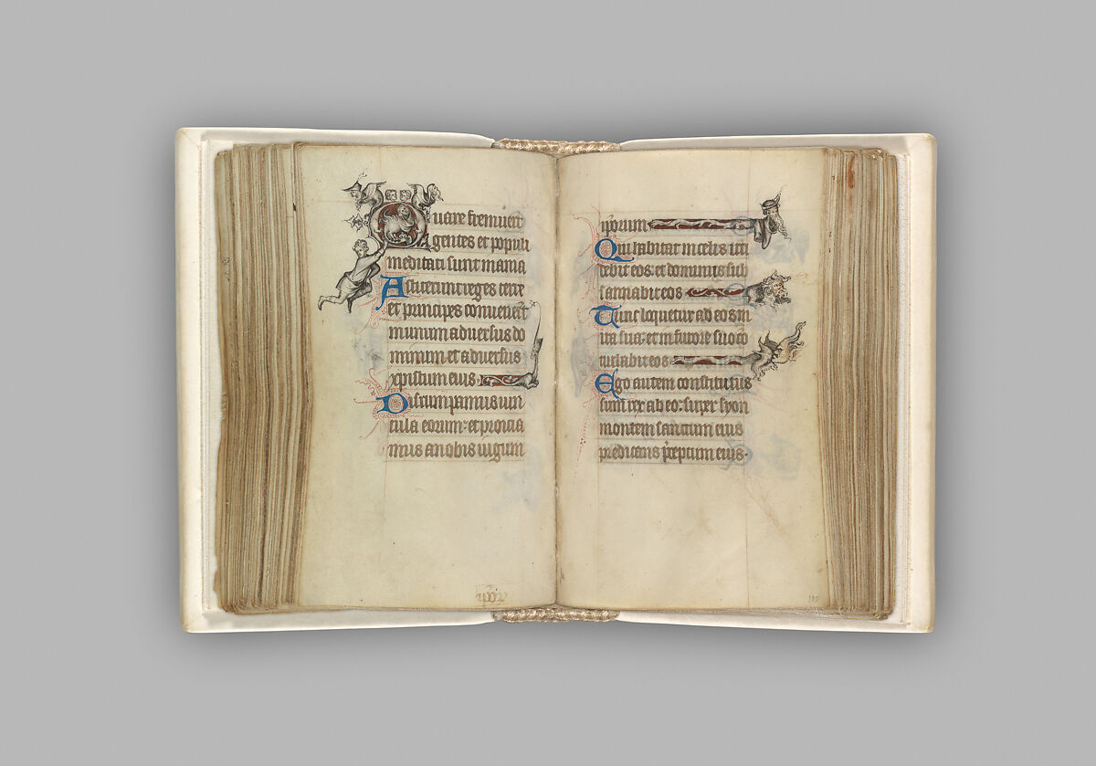 The Hours of Jeanne d'Evreux, Queen of France, Jean Pucelle (French, active Paris, 1319–34), Grisaille, tempera, and ink on vellum, French