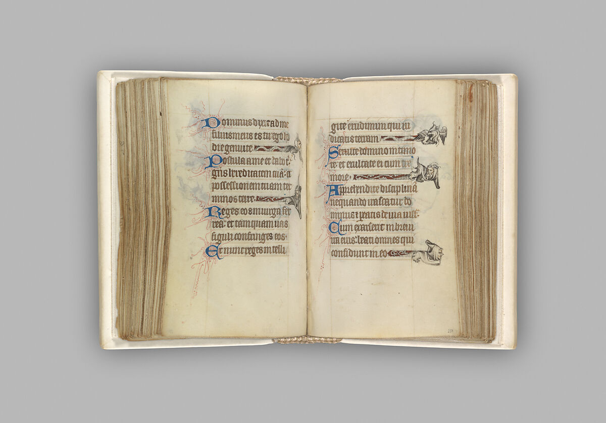 The Hours of Jeanne d'Evreux, Queen of France, Jean Pucelle (French, active Paris, 1319–34), Grisaille, tempera, and ink on vellum, French