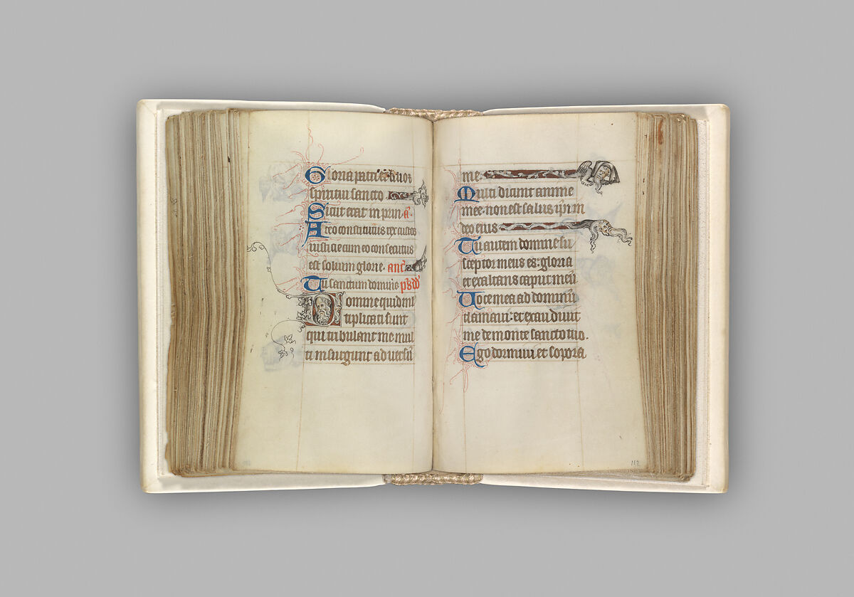 The Hours of Jeanne d'Evreux, Queen of France, Jean Pucelle (French, active Paris, 1319–34), Grisaille, tempera, and ink on vellum, French