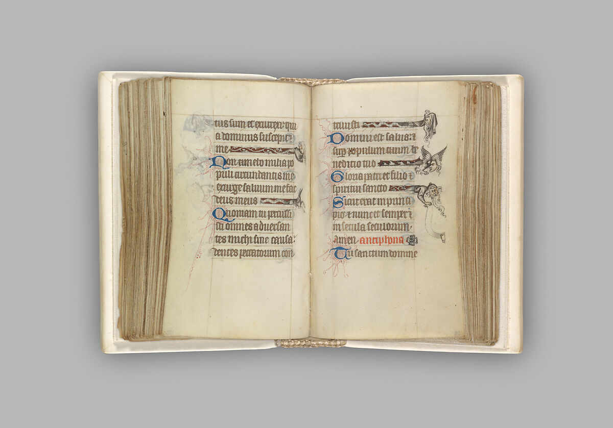 The Hours of Jeanne d'Evreux, Queen of France, Jean Pucelle (French, active Paris, 1319–34), Grisaille, tempera, and ink on vellum, French