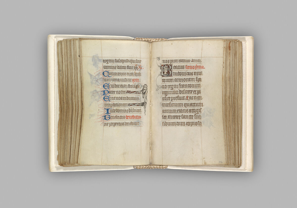 The Hours of Jeanne d'Evreux, Queen of France, Jean Pucelle (French, active Paris, 1319–34), Grisaille, tempera, and ink on vellum, French