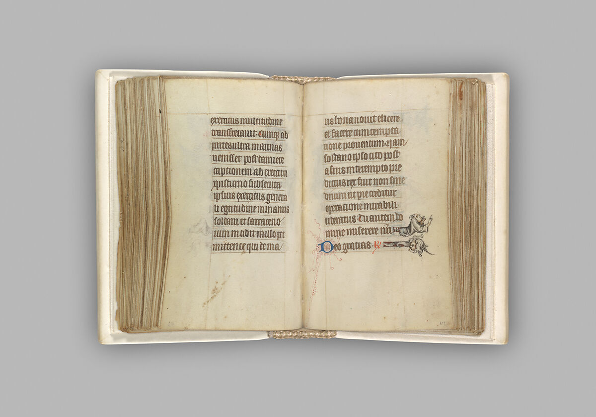 The Hours of Jeanne d'Evreux, Queen of France, Jean Pucelle (French, active Paris, 1319–34), Grisaille, tempera, and ink on vellum, French